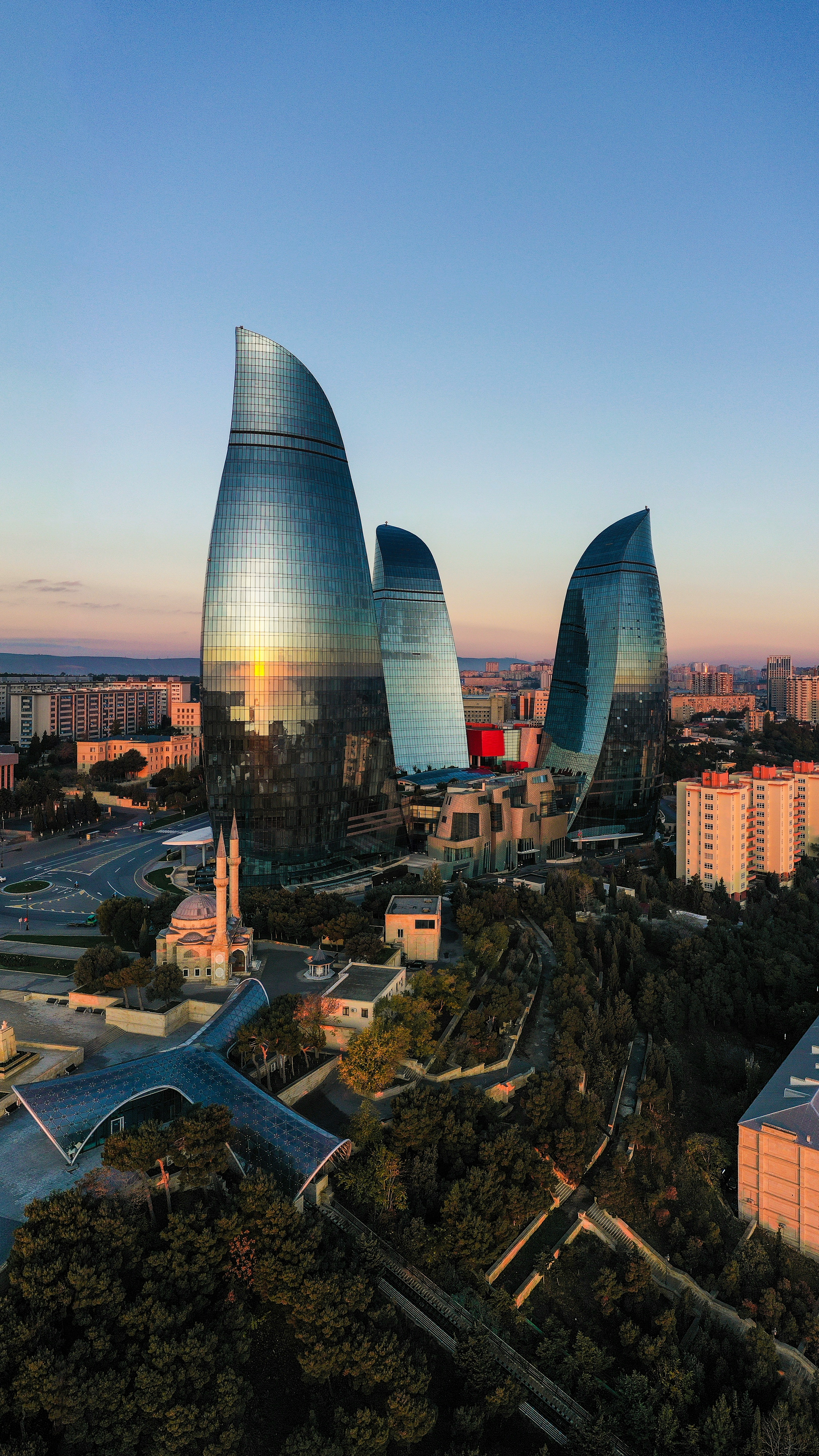 Baku modern skyline and architecture — Azerbaijan DMC destination for luxury tours, MICE, and wholesale travel partners