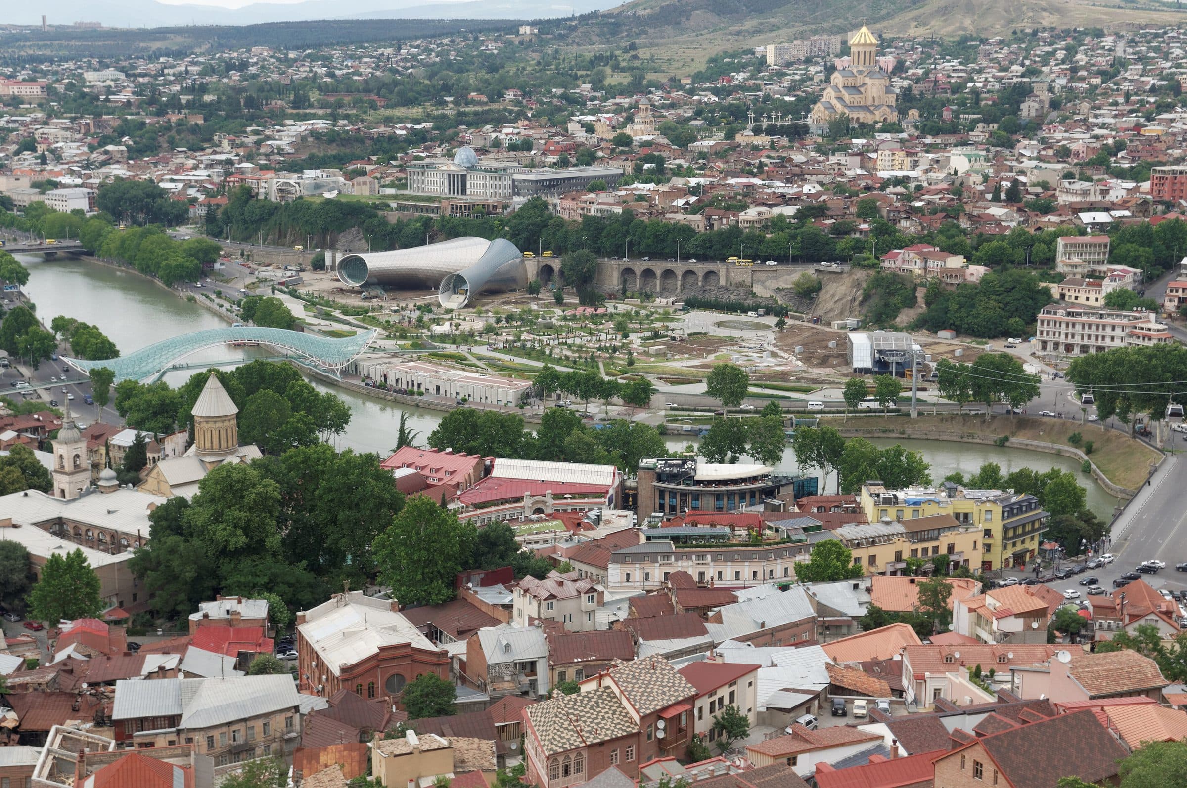 Old Tbilisi and the Kura River