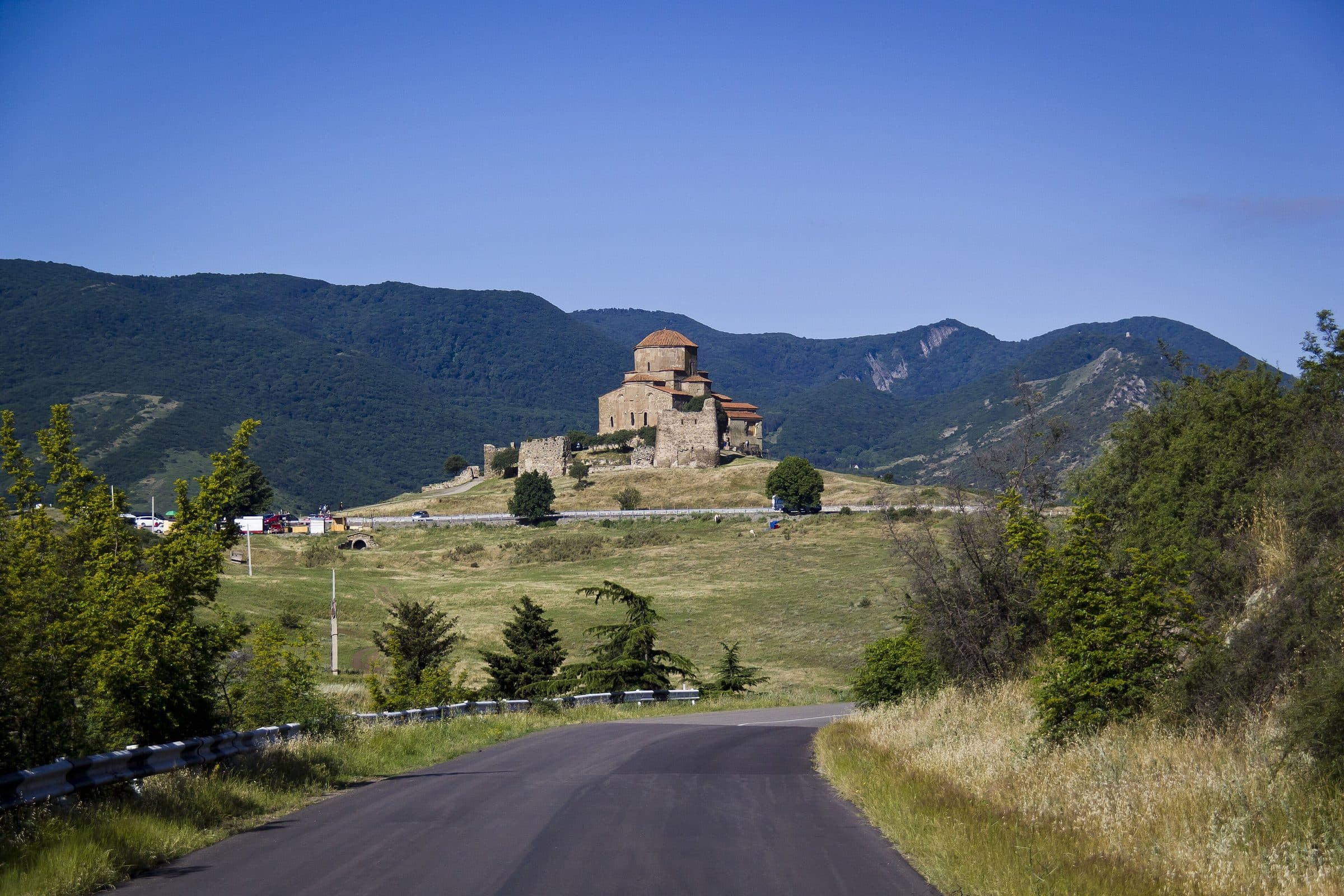 The road to Jvari Monastery above Mtskheta