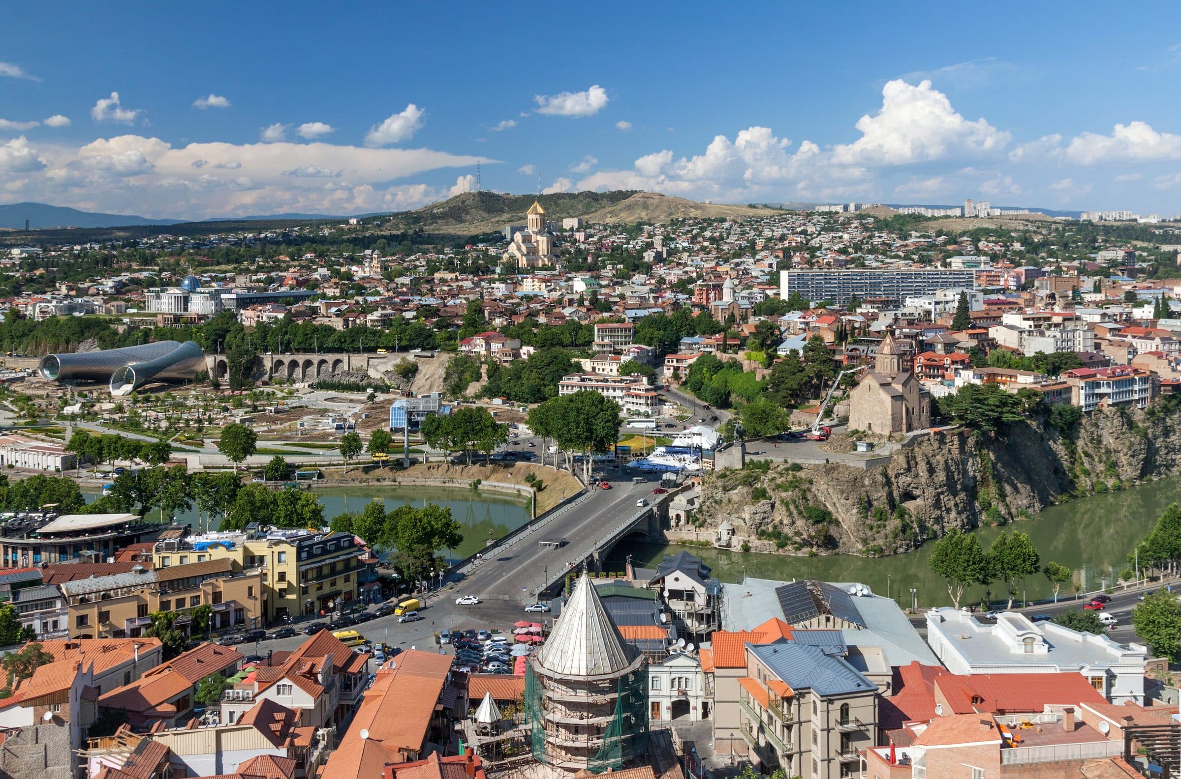 Tbilisi seen from Narikala Fortress