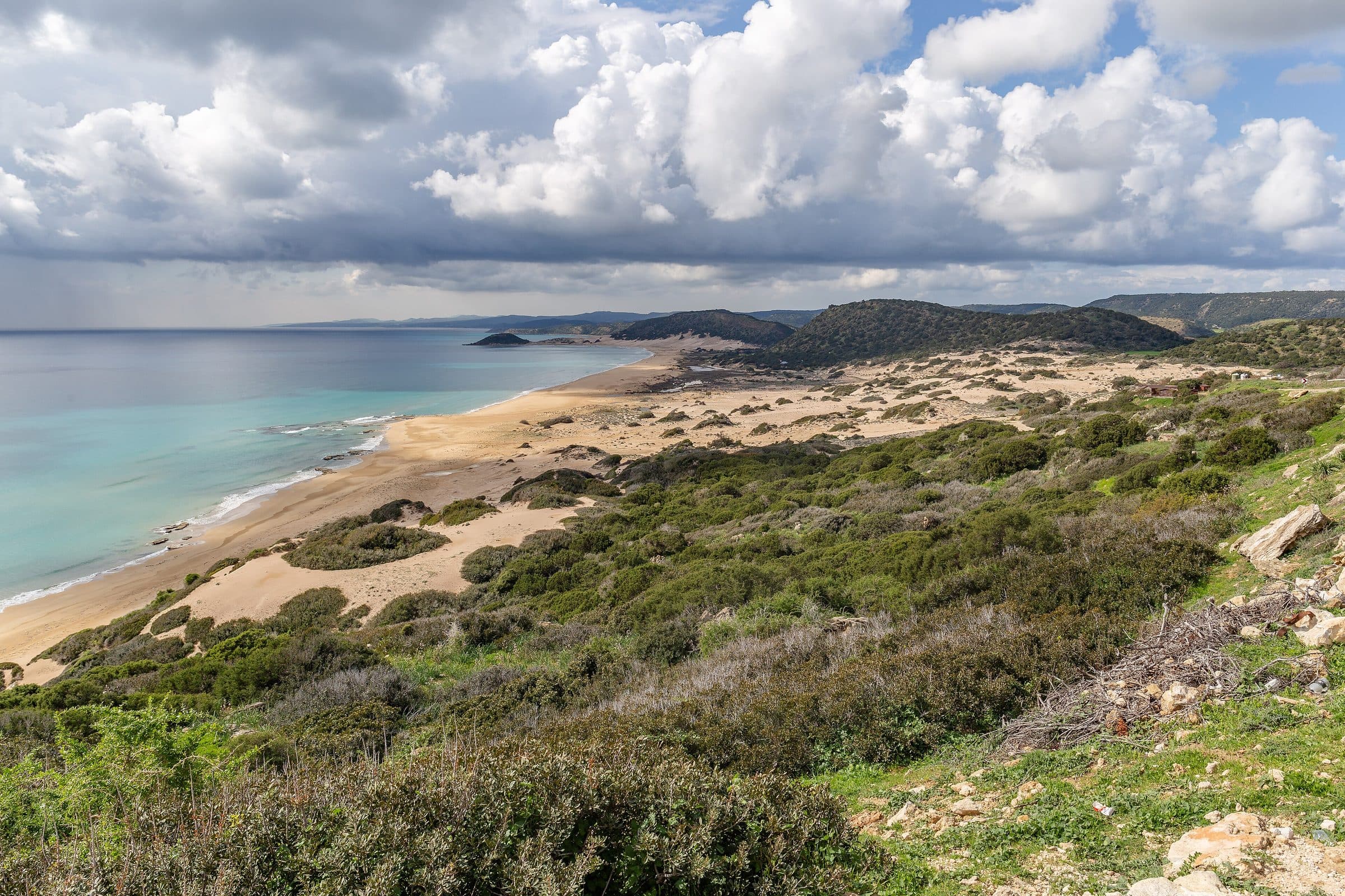 Golden Beach on the Karpaz peninsula